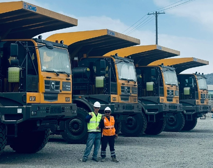 50台XG110矿卡为安第斯山脉注入pp电子动能