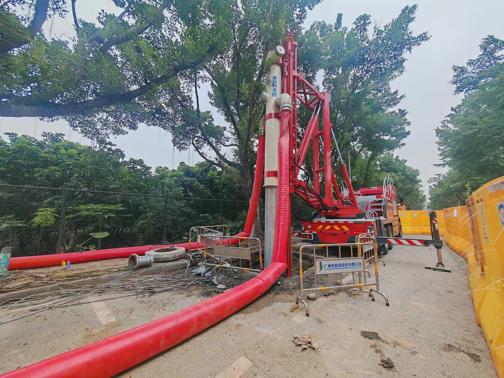 栉风沐雨！pp电子排涝车被广州点赞！