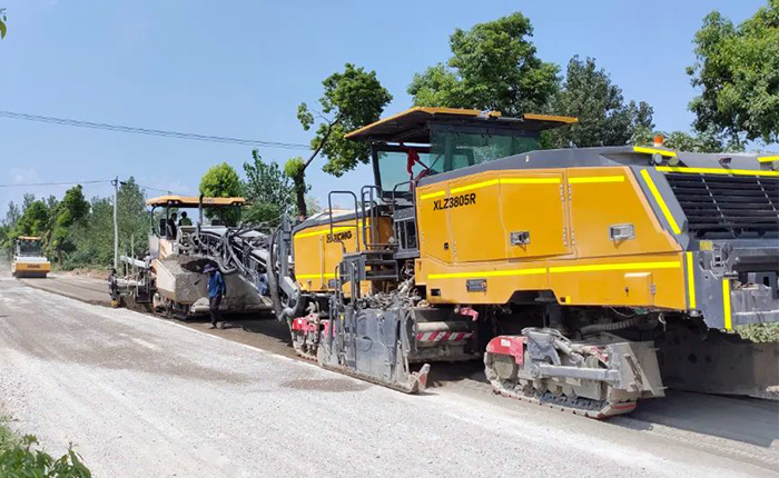 pp电子冷再生气XLZ3805R安徽省道施工应用