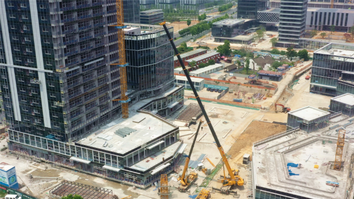 零失误拿下！pp电子G2代XCA200G8-1盲区作业，，，，，，，精准拆除40米塔吊