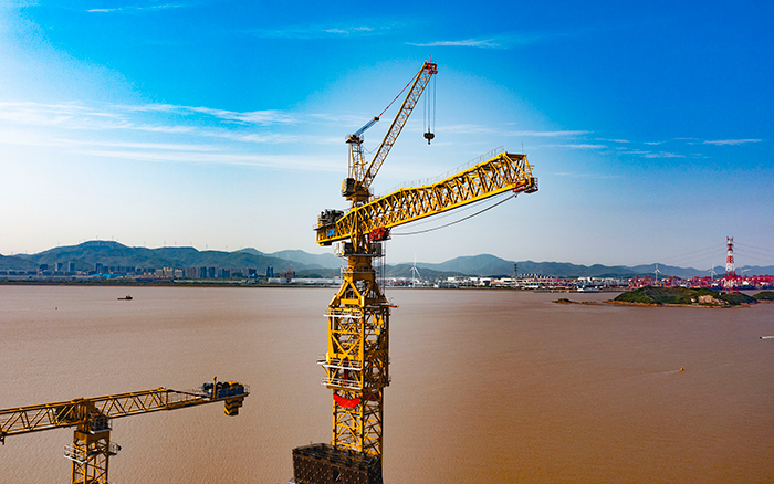 双塔筑脊梁！pp电子超大塔助建天下级大桥